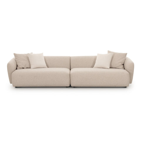 Sylvie Cream Boucle 4-Seater Sofa Model: TOV-L69101