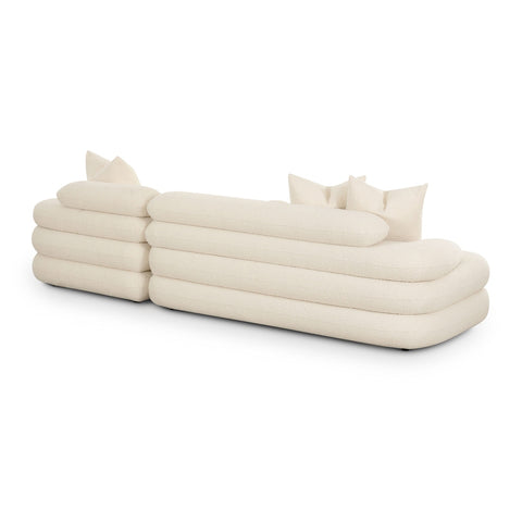 Lulu Cream Boucle Modular RAF Sectional Model: TOV-L69117-SEC-RAF