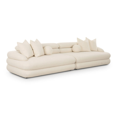 Lulu Cream Boucle Modular Sofa Model: TOV-L69117-SO
