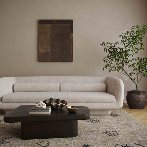 Simone Cream Boucle Sofa Model: TOV-L69137