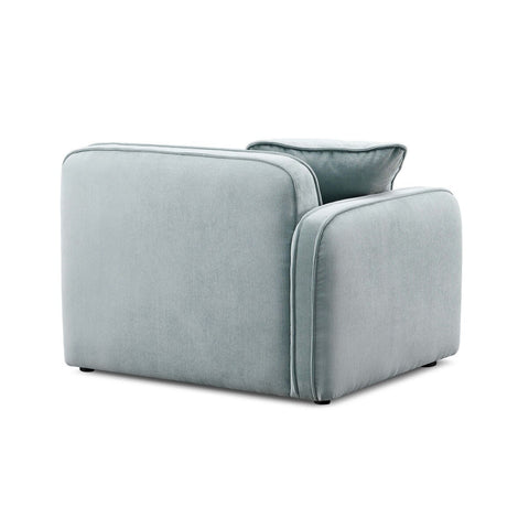 Travie Light Green Performance Corduroy Velvet LAF Corner Chair Model: TOV-L69179