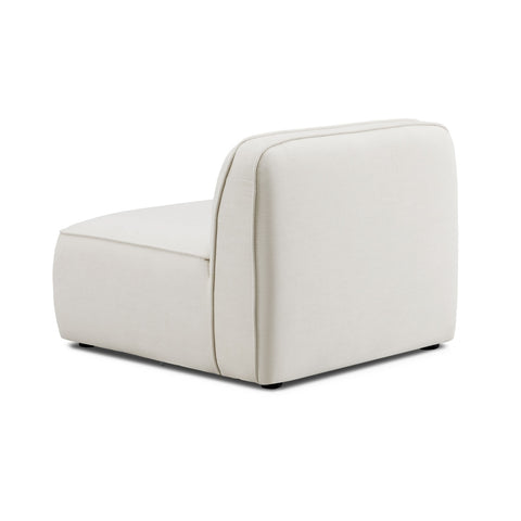 Travie Sand Upcycled Linen Armless Chair Model: TOV-L69203