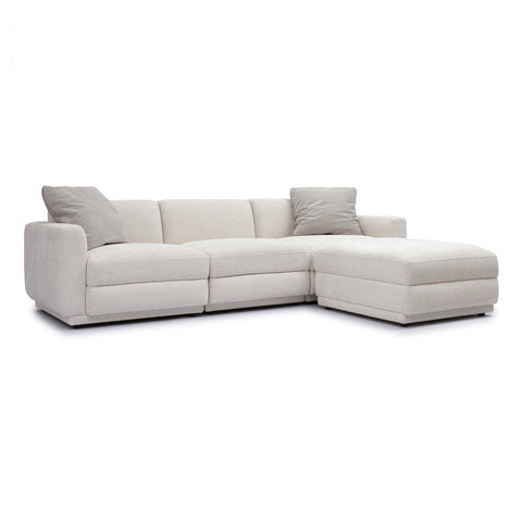 Perry Cream Chenille Modular Sectional Model: TOV-L69219-SEC