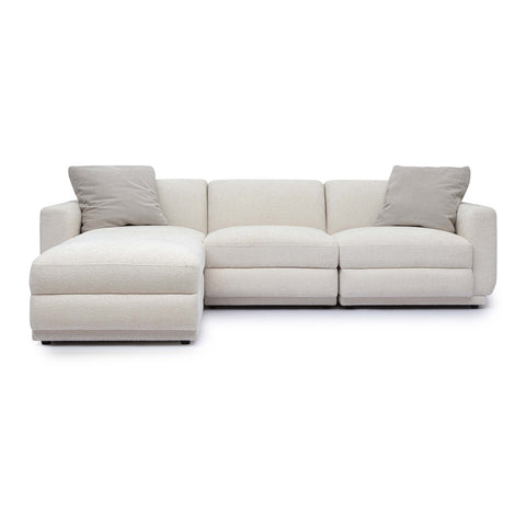 Perry Cream Chenille Modular Sectional Model: TOV-L69219-SEC