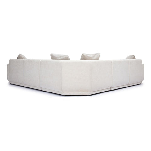 Perry Cream Chenille Modular L-Sectional Model: TOV-L69219-SEC4