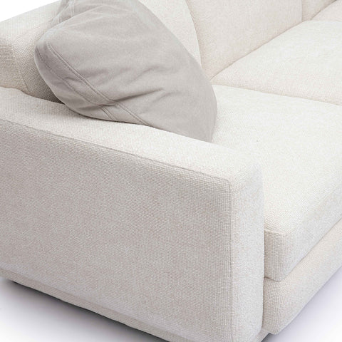 Perry Cream Chenille Modular Long Sofa Model: TOV-L69220-SO1