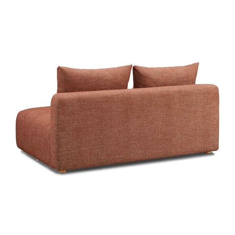 Hangover Sedona Red Textured Fabric Modular Loveseat Model: TOV-L69244-LS