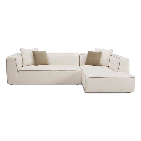 Tristine Cream Linen RAF Sectional Model: TOV-L69252-SEC