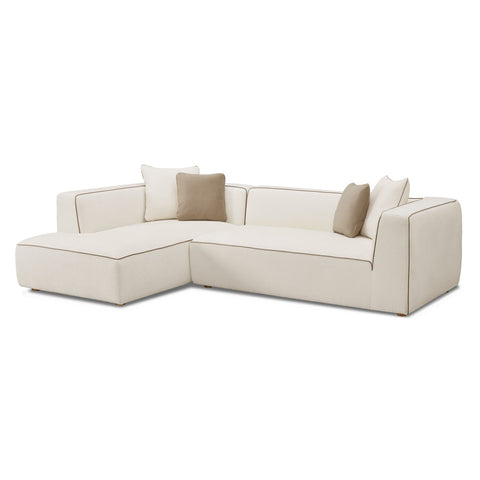 Tristine Cream Linen LAF Sectional Model: TOV-L69253-SEC