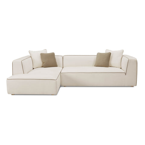 Tristine Cream Linen LAF Sectional Model: TOV-L69253-SEC