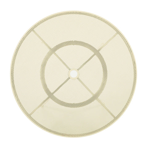 Erica Cream Wrought Iron Outdoor Cafe Table Model: TOV-O18671