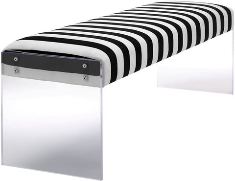 Envy Paris Velvet/Acrylic Bench Model: TOV-O29