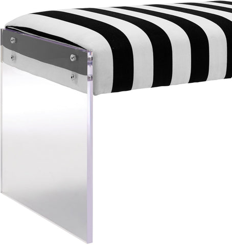Envy Paris Velvet/Acrylic Bench Model: TOV-O29