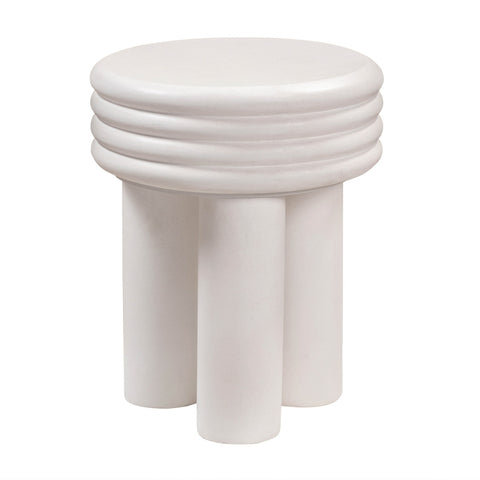 Delta Ivory Concrete Side Table Model: TOV-O44065