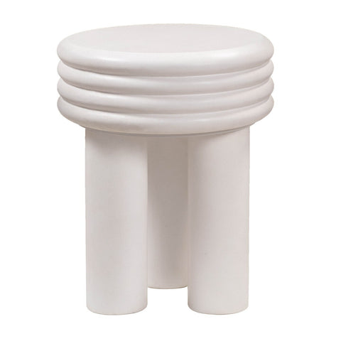 Delta Ivory Concrete Side Table Model: TOV-O44065