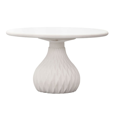 Tulum Ivory Concrete Indoor / Outdoor Round Coffee Table Model: TOV-O44144