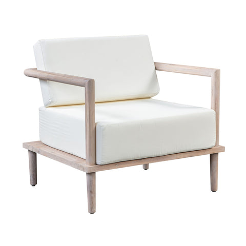 Emerson Cream Outdoor Lounge Chair Model: TOV-O44146
