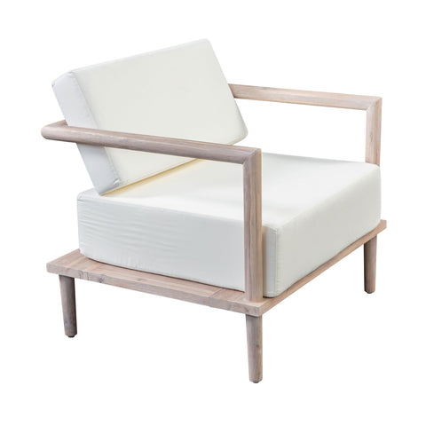 Emerson Cream Outdoor Lounge Chair Model: TOV-O44146