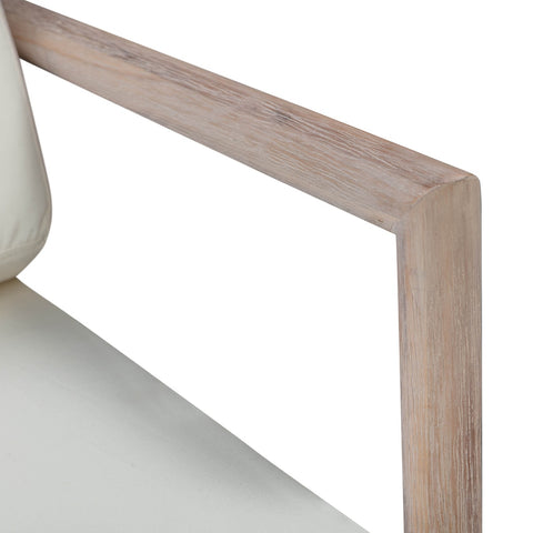 Emerson Cream Outdoor Lounge Chair Model: TOV-O44146