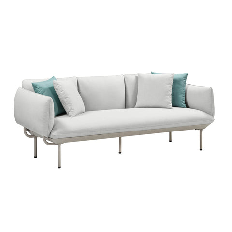 Katti Light Grey Outdoor Sofa Model: TOV-O54257
