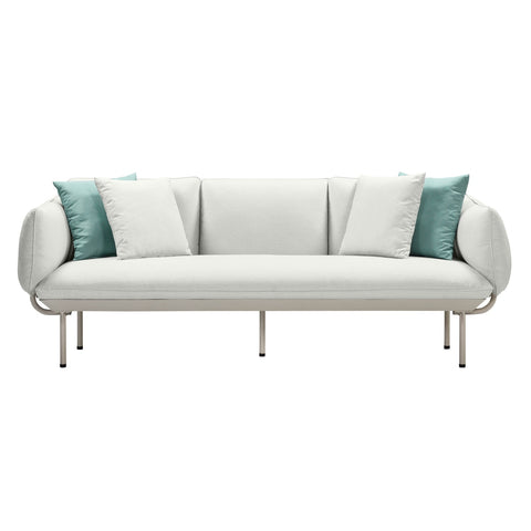 Katti Light Grey Outdoor Sofa Model: TOV-O54257
