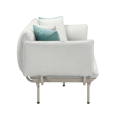 Katti Light Grey Outdoor Sofa Model: TOV-O54257