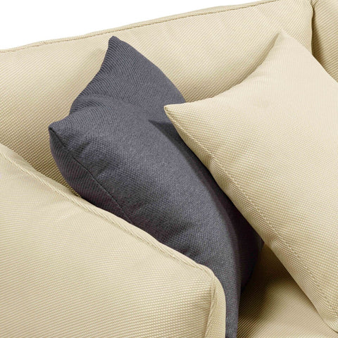 Katti Beige Outdoor Sofa Model: TOV-O54258