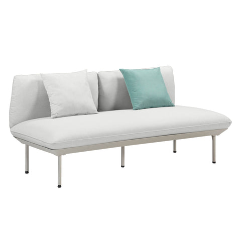 Katti Light Grey Outdoor Loveseat Model: TOV-O54259