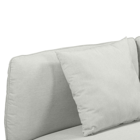 Katti Light Grey Outdoor Loveseat Model: TOV-O54259