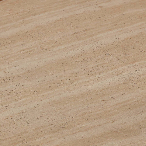 Eclipse Textured Faux Travertine Indoor / Outdoor Coffee Table Model: TOV-O54275