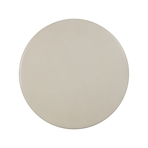 Fern Beige Textured Faux Plaster Concrete Indoor / Outdoor 47" Round Dining Table Model: TOV-O54277