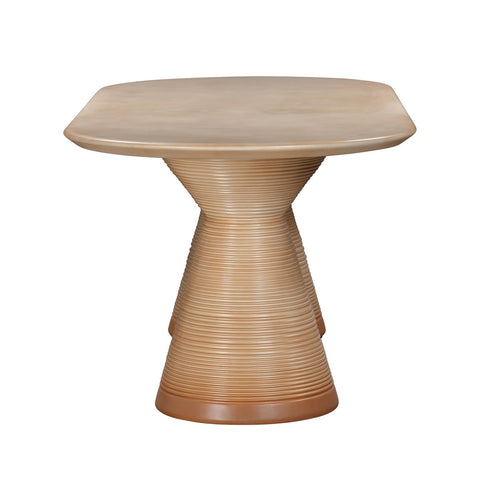 Fassa Terracotta Indoor / Outdoor 87" Oval Dining Table Model: TOV-O54280