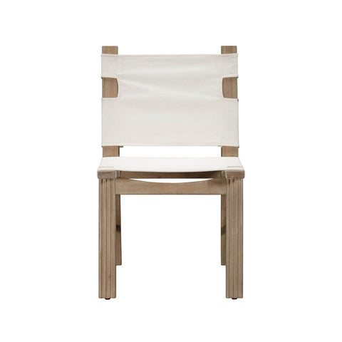 Cassie Cream Outdoor Dining Chair - Set of 2 Model: TOV-O54295