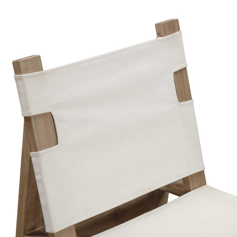 Cassie Cream Outdoor Dining Chair - Set of 2 Model: TOV-O54295