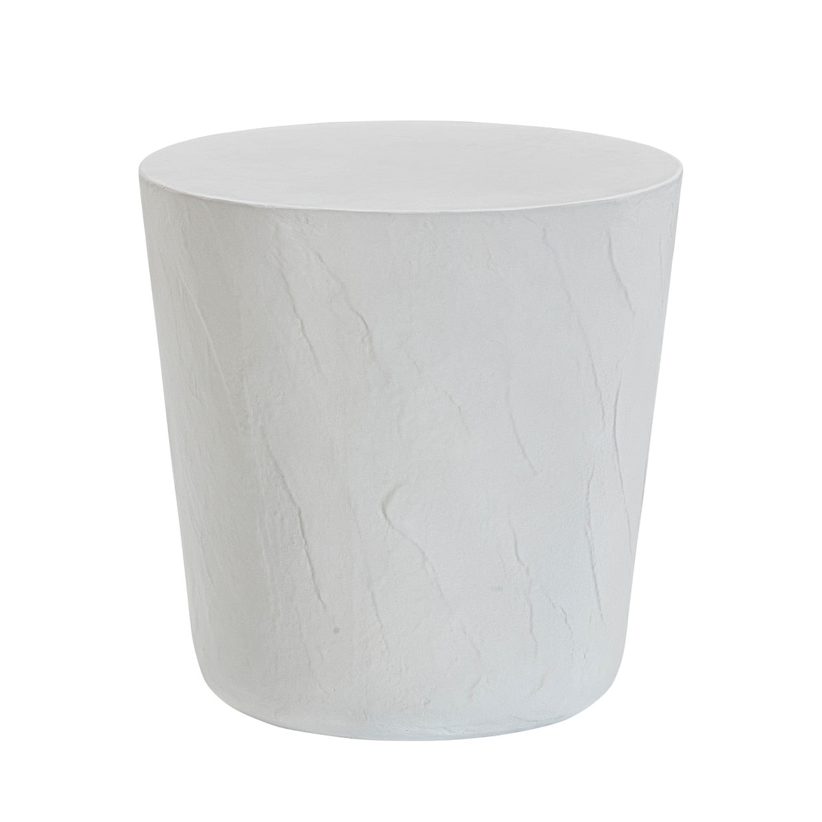Margot Light Grey Faux Plaster Indoor / Outdoor Concrete Stool Model: TOV-O54298