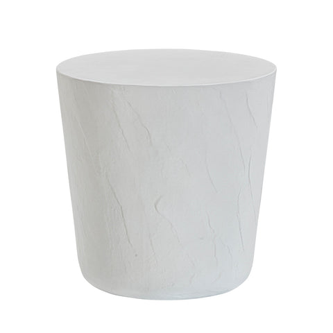 Margot Light Grey Faux Plaster Indoor / Outdoor Concrete Stool Model: TOV-O54298
