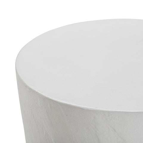 Margot Light Grey Faux Plaster Indoor / Outdoor Concrete Stool Model: TOV-O54298