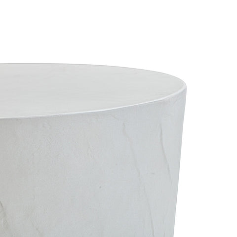 Margot Light Grey Faux Plaster Indoor / Outdoor Concrete Stool Model: TOV-O54298