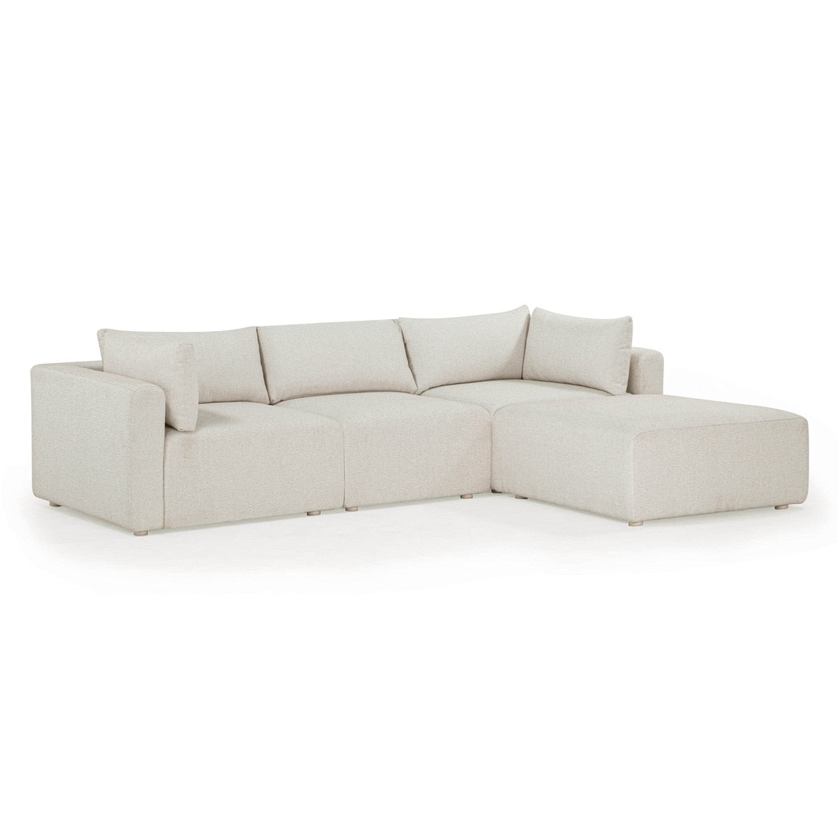 Hangover Cream Outdoor Modular Sectional Model: TOV-O54451