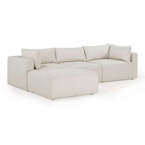 Hangover Cream Outdoor Modular Sectional Model: TOV-O54451