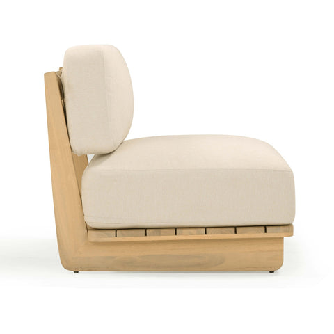 Reavan Cream Outdoor Lounge Chair Model: TOV-O54455