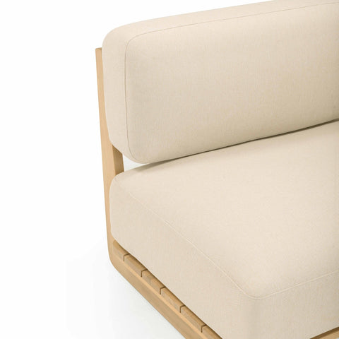 Reavan Cream Outdoor Lounge Sofa Model: TOV-O54456