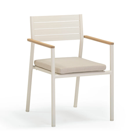 Sardinia Cream Outdoor Dining Chair - Set of 2 Model: TOV-O54461