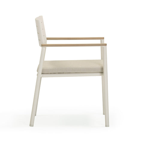 Sardinia Cream Outdoor Dining Chair - Set of 2 Model: TOV-O54461