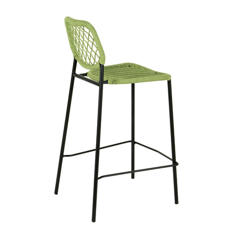 Lucy Green Dyed Cord Outdoor Counter Stool Model: TOV-O68783