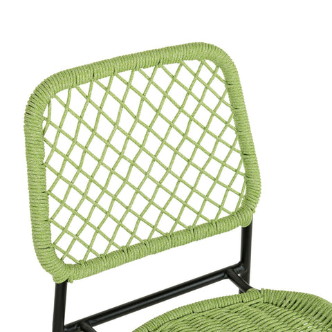 Lucy Green Dyed Cord Outdoor Counter Stool Model: TOV-O68783