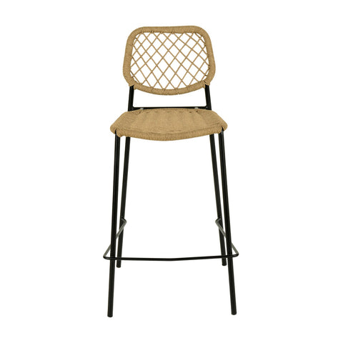 Lucy Natural Dyed Cord Outdoor Counter Stool Model: TOV-O68784