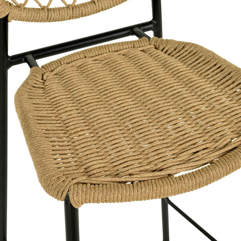 Lucy Natural Dyed Cord Outdoor Counter Stool Model: TOV-O68784