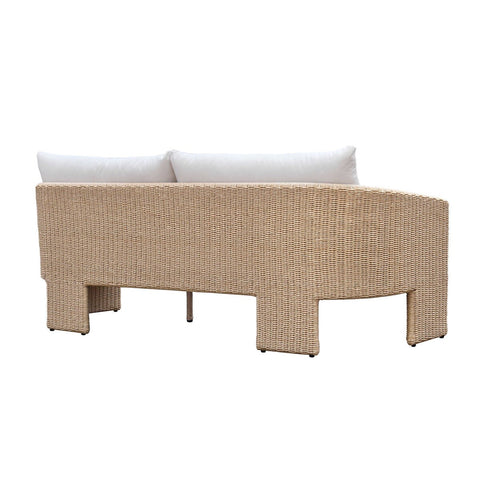 Alexa Cream Performance Fabric Outdoor Sofa Model: TOV-O68810