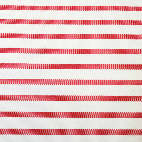 Saint Tropez Pearl and Red Striped Stuffed Outdoor Armchair Model: TOV-O68848